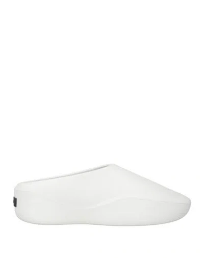 Fear Of God Logo Patch Slip-on Runner Sneakers In White