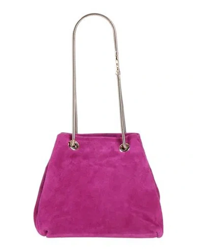 Ezzio Woman Shoulder Bag Mauve Size - Leather In Purple