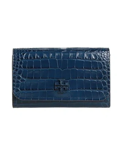 Tory Burch Woman Handbag Midnight Blue Size - Leather In Blue