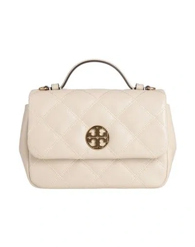 Tory Burch Woman Handbag Beige Size - Leather In Sand