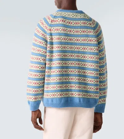 Bode Wedgewood Striped-pattern Sweater In Multi