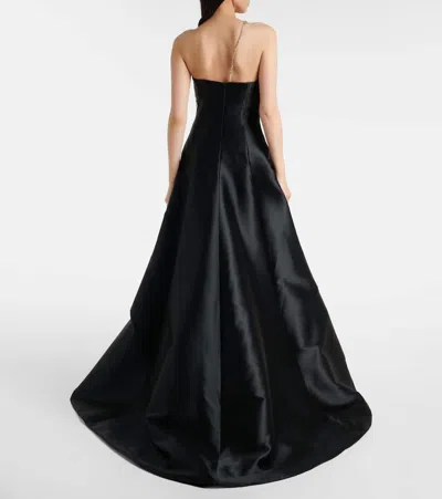 Costarellos Venezia Embellished Gown In Black