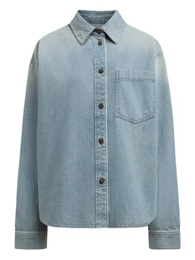 12 Storeez Denim Shirt In Blue