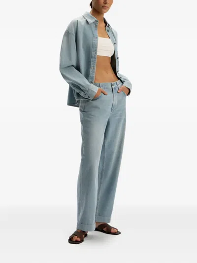 12 Storeez Denim Shirt In Blue