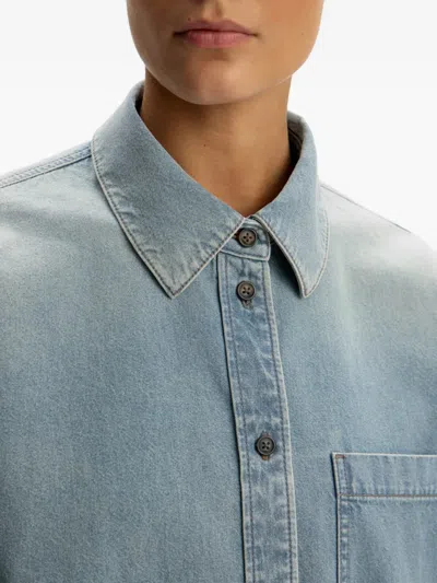 12 Storeez Denim Shirt In Blue