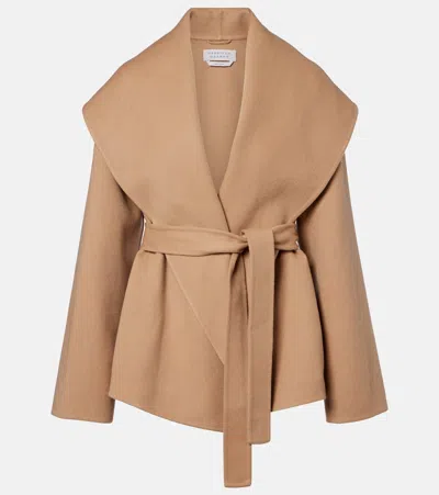 Gabriela Hearst Harris Belted Cashmere Jacket In Neutral