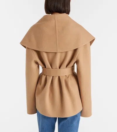 Gabriela Hearst Harris Belted Cashmere Jacket In Neutral
