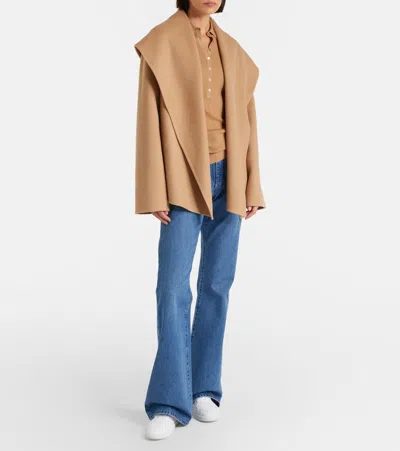 Gabriela Hearst Harris Belted Cashmere Jacket In Neutral