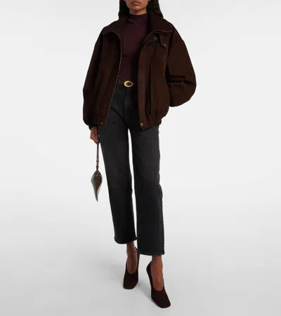 Citizen Of Humanity Delfina Straight Jeans In Black