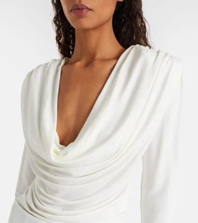 Wardrobe.nyc Wardrobe. Nyc Draped Jersey Top In White