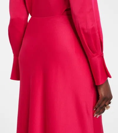 Simkhai Kiri Satin Maxi Skirt In Multi