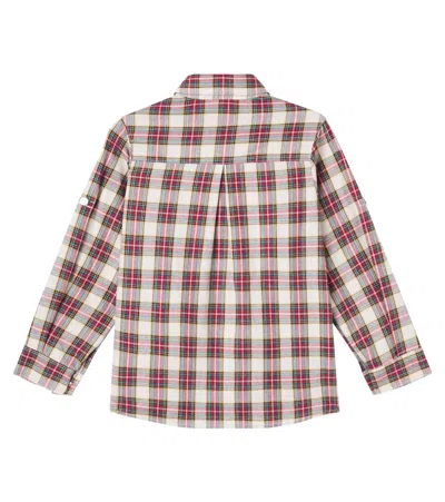 La Coqueta Nico Checked Cotton Flannel Shirt In Multi