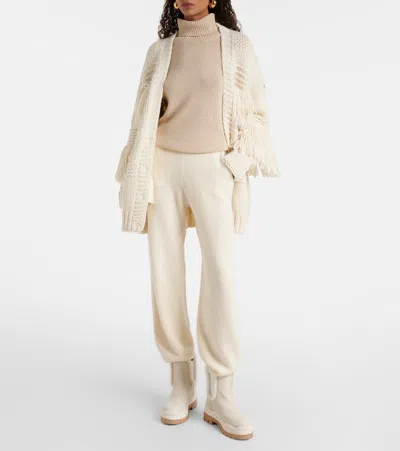 Bogner Arosa Shearling-lined Leather Ankle Boots In Neutral