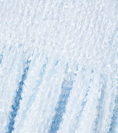 Petite Amalie Embroidered Dress In Blue