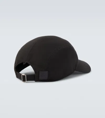 Loewe Logo-embroidered Five-panel Cap In Black