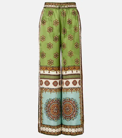 Alemais Contina Floral-print Trousers In Multi
