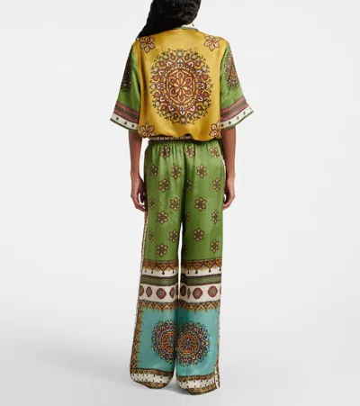 Alemais Contina Floral-print Trousers In Multi