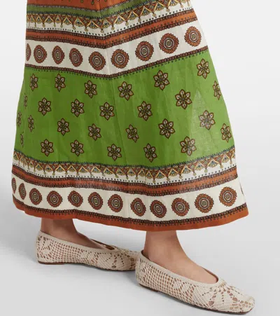 Alemais Contina Midi Shirt Dress In Animal Print