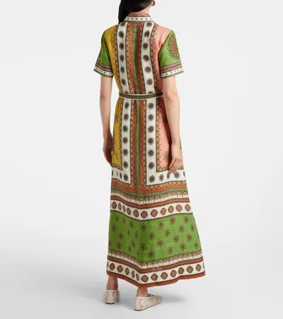 Alemais Contina Midi Shirt Dress In Animal Print