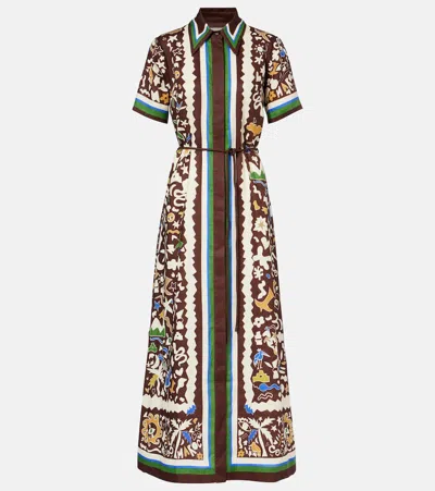 Alemais Printed Shirt Dress In Multi