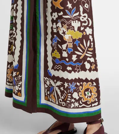 Alemais Printed Shirt Dress In Multi