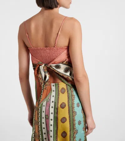 Alemais Alémais Contina Jacquard Top In Brown