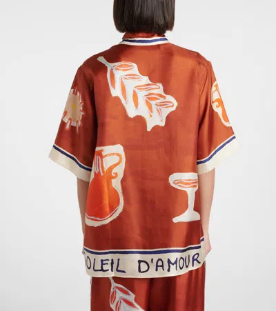 Alemais Shirt In Orange