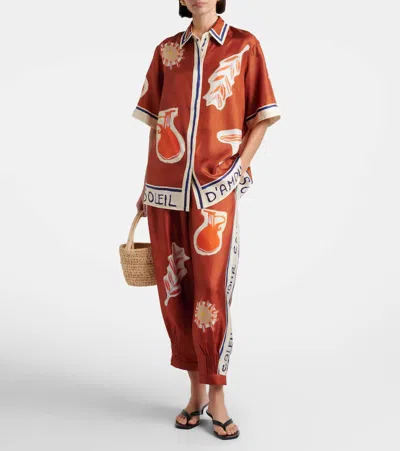 Alemais Shirt In Orange