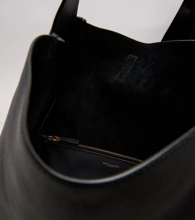 Saint Laurent Le 5 À 7 Supple Large Leather Shoulder Bag In Black
