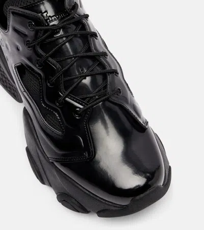 Noir Kei Ninomiya X Reebok Lace-up Trainers In Black