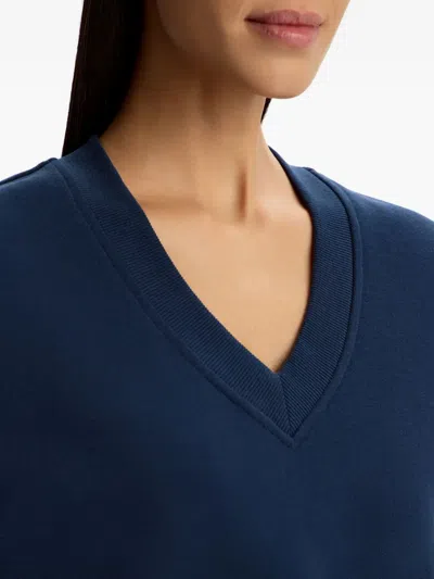 12 Storeez V-neck Top In Blue