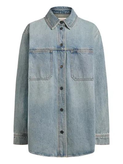 12 Storeez Denim Shirt In Blue