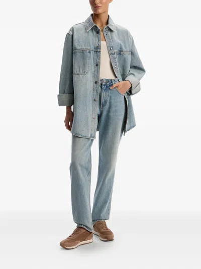 12 Storeez Denim Shirt In Blue