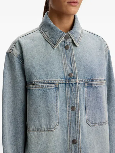 12 Storeez Denim Shirt In Blue