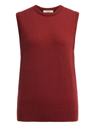 12 Storeez Cashmere Top In Red