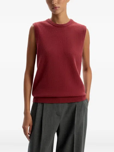 12 Storeez Cashmere Top In Red