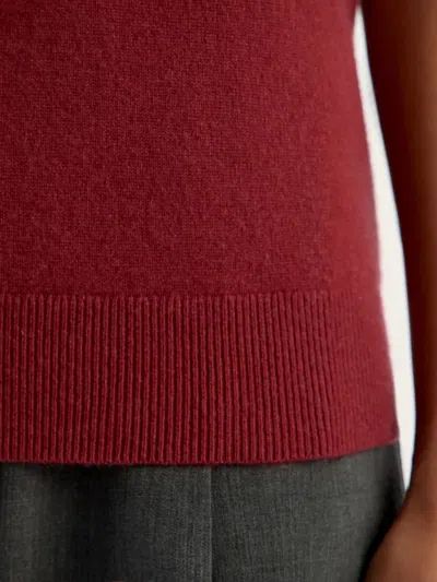 12 Storeez Cashmere Top In Red
