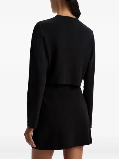 12 Storeez Long Sleeve Top In Black