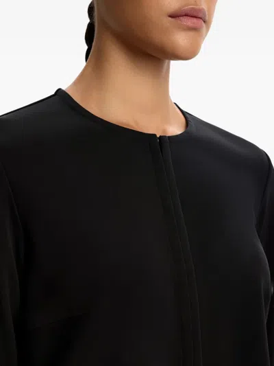 12 Storeez Long Sleeve Top In Black