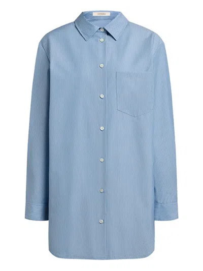 12 Storeez Striped Shirt In Blue