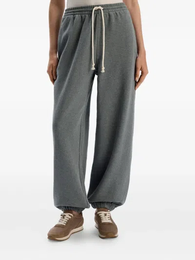 12 Storeez Drawstring Track Pants In Gray