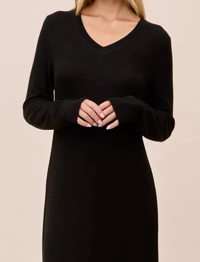 Papinelle Feather Soft Nightgown In Black