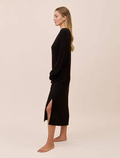 Papinelle Feather Soft Nightgown In Black