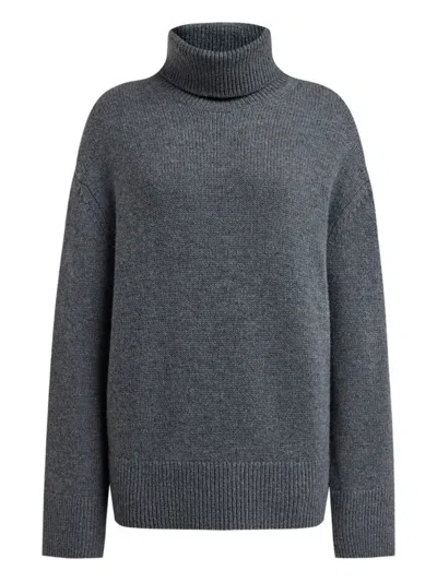 12 Storeez Turtleneck Sweater In Gray