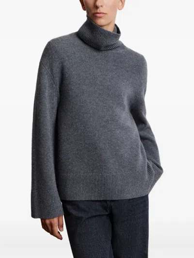 12 Storeez Turtleneck Sweater In Gray