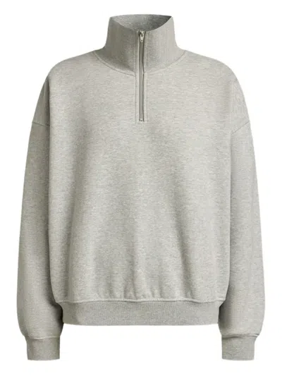 12 Storeez Zip-up Sweatshirt In Gray