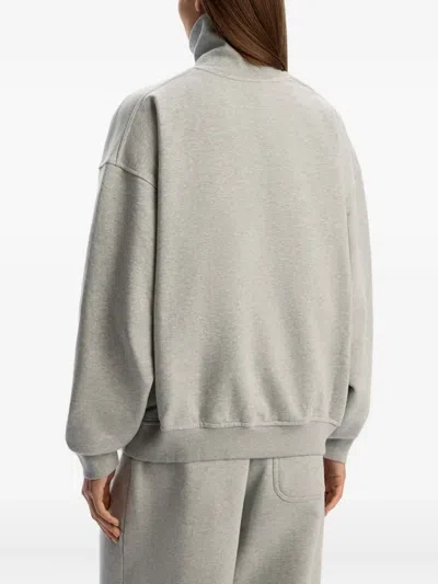 12 Storeez Zip-up Sweatshirt In Gray