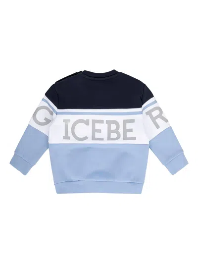 Iceberg Long-sleeve Sweatshirt In Blue