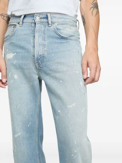 Acne Studios 2021m Light Blue Regular Fit Jeans In Blue