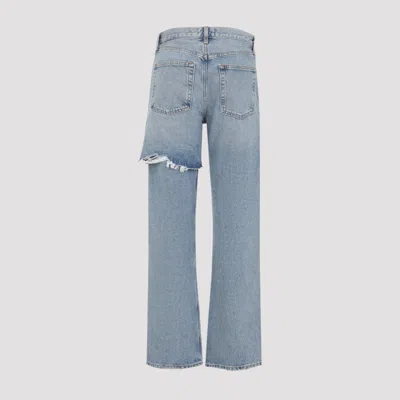 Agolde Blue Amryn Cotton Jeans In Blue